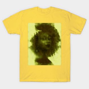 Very beautiful, mystic, soft, black woman. Soft. T-Shirt